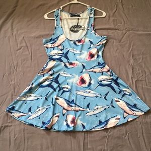 BRAND NEW ✨Sourpuss shark print dress NWT Size M